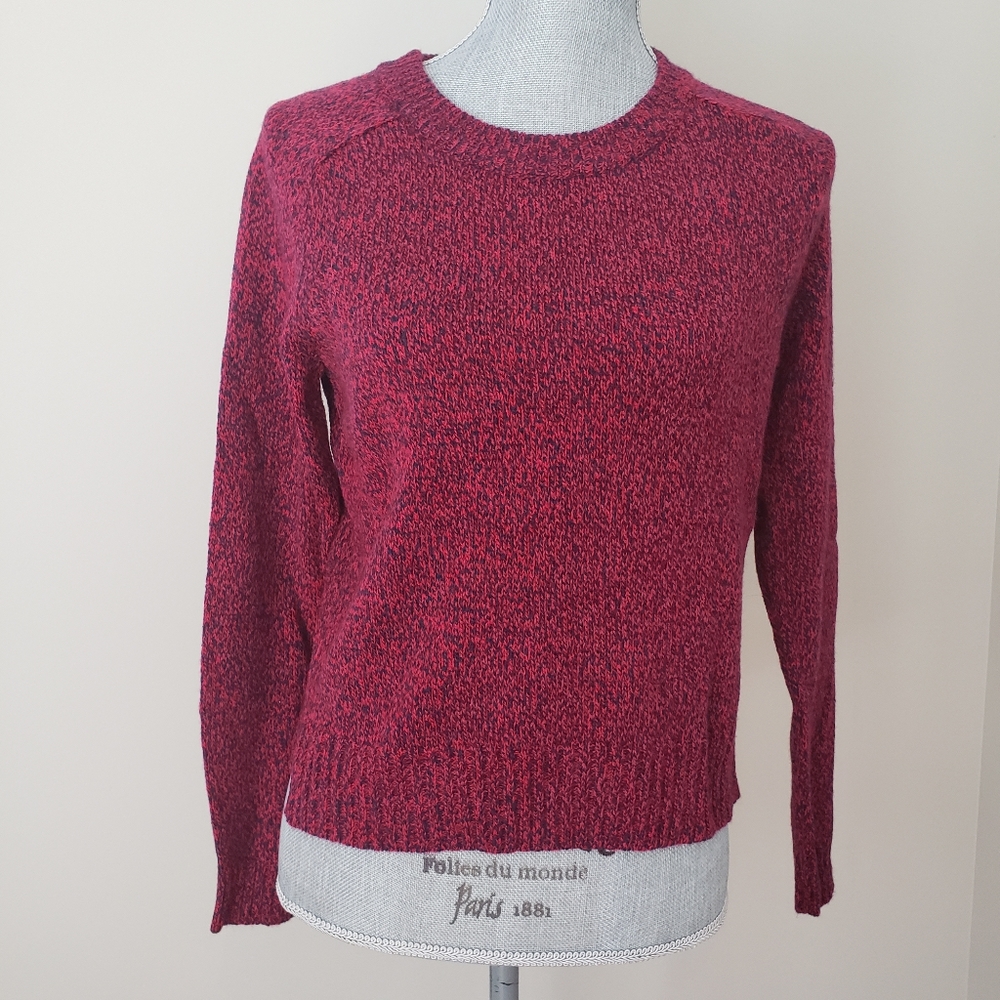 Women's H&M red and navy sweater. Xs
